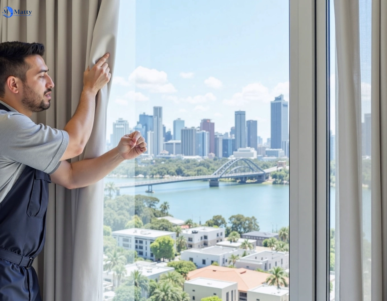 Professional curtain steam cleaning service altona-meadows-vic QLD by Matty Curtain Cleaning